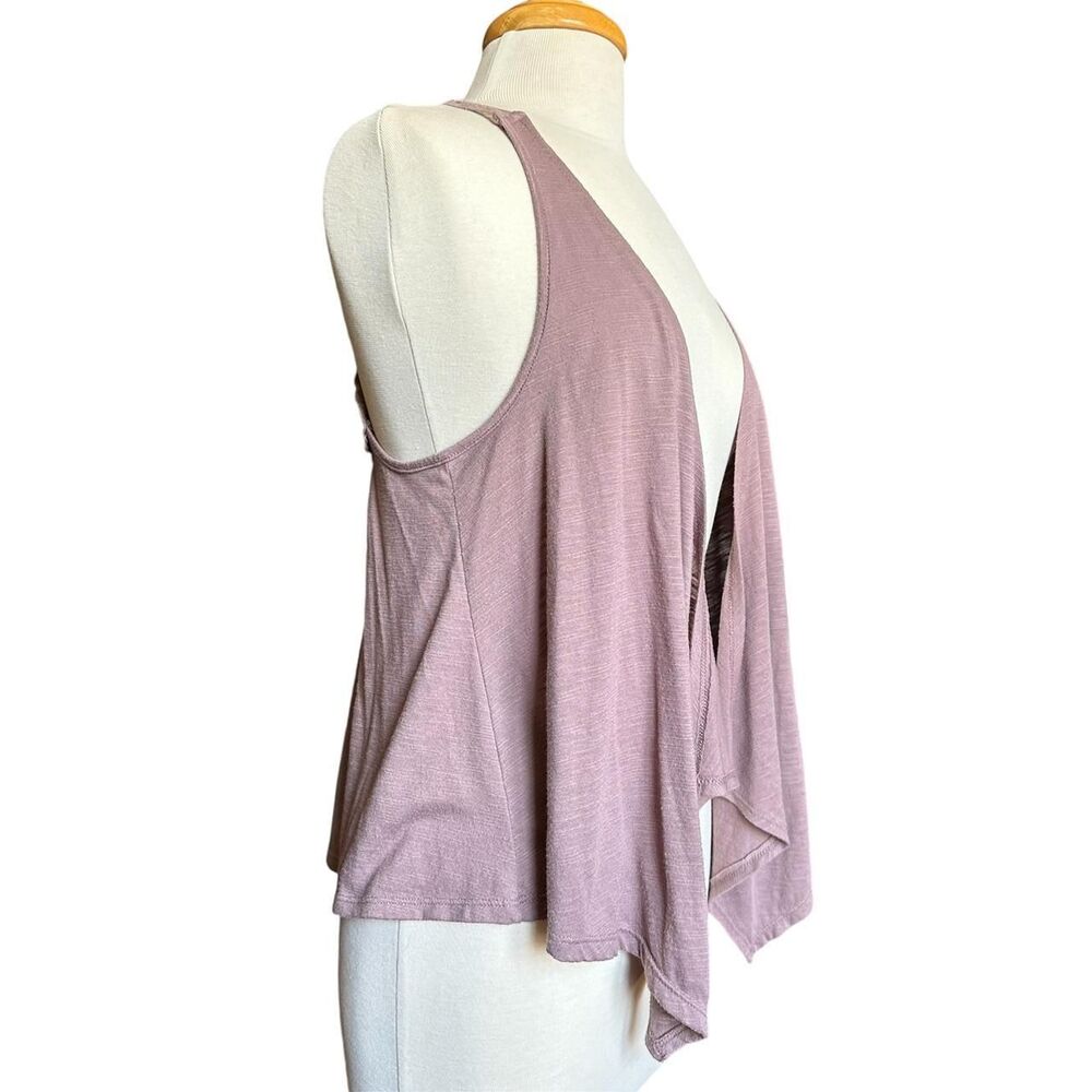 Self Esteem Flowy Lilac Open Back Vest Sz L 2000s Y2K Boho Fairy Stevie Nicks - Picture 2 of 4